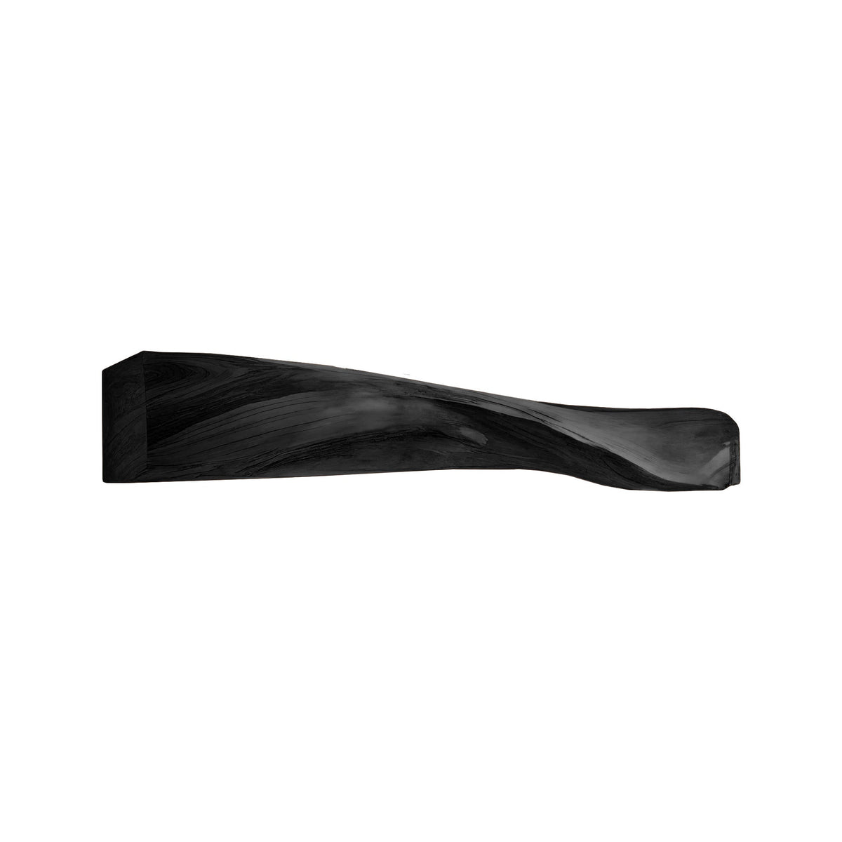Lunor Waveform Solid Wood Fireplace Mantel Shelf