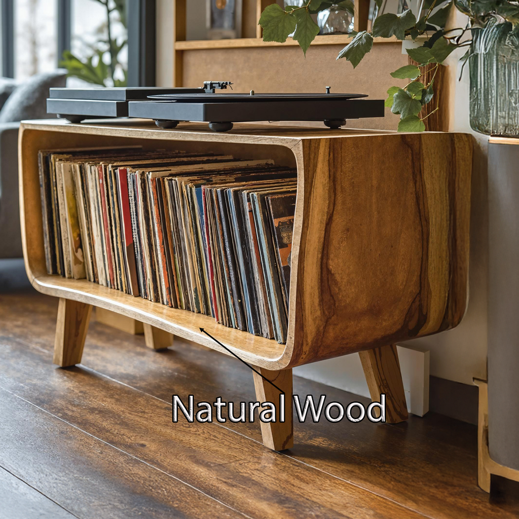 Elegant Record Player Stand For Living Room