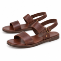 Dark Brown Greek Sandals
